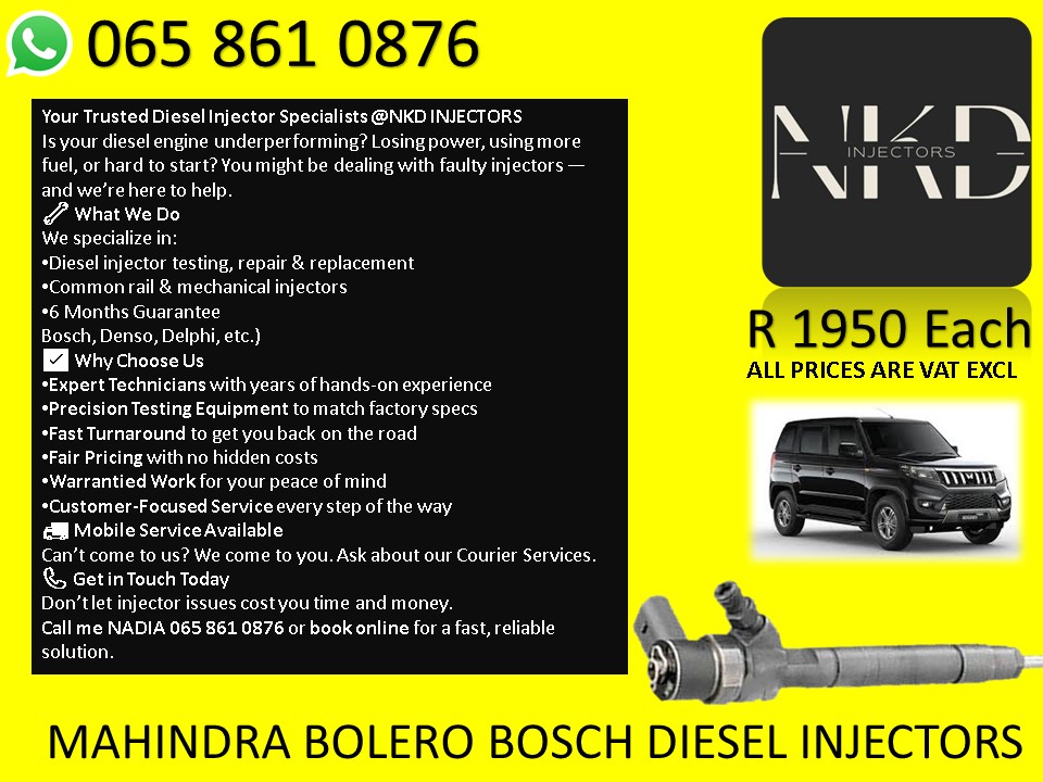 MAHINDRA BOLERO DIESEL INJECTORS FOR SALE ON EXCHANGE - Private Seller MAHINDRA BOLERO DIESEL INJECTORS FOR SALE ON EXCHANGE - Private Seller