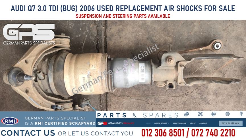 Audi Q7 3.0 TDI (BUG) 2006 used replacement air shocks for sale - Private Seller Audi Q7 3.0 TDI (BUG) 2006 used replacement air shocks for sale - Private Seller