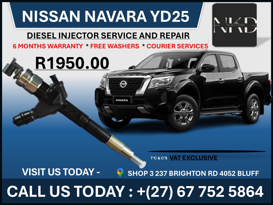 Nissan Navara yd25 Diesel Injectors on Recondition