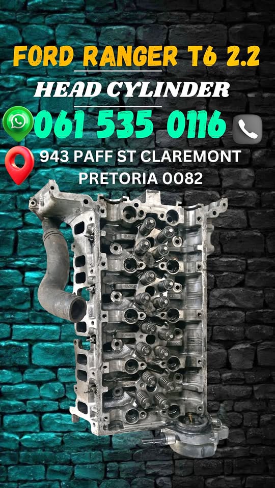 Ford ranger 2.2 t6 head cylinder Call or WhatsApp - Private Seller Ford ranger 2.2 t6 head cylinder Call or WhatsApp - Private Seller