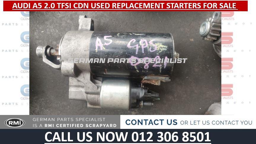 AUDI A5 2.0 TFSI CDN USED REPLACEMENT STARTERS FOR SALE - Private Seller AUDI A5 2.0 TFSI CDN USED REPLACEMENT STARTERS FOR SALE - Private Seller