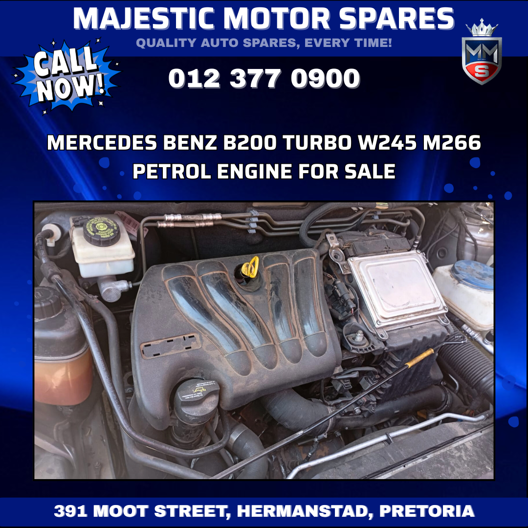 Mercedes-Benz B200 Turbo W245 M266 Petrol Engine for Sale – Used - Private Seller Mercedes-Benz B200 Turbo W245 M266 Petrol Engine for Sale – Used - Private Seller