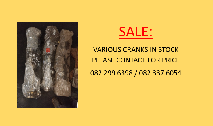 Various cranks in stock and 3.2L & 2.2L Ford Blocks For sale