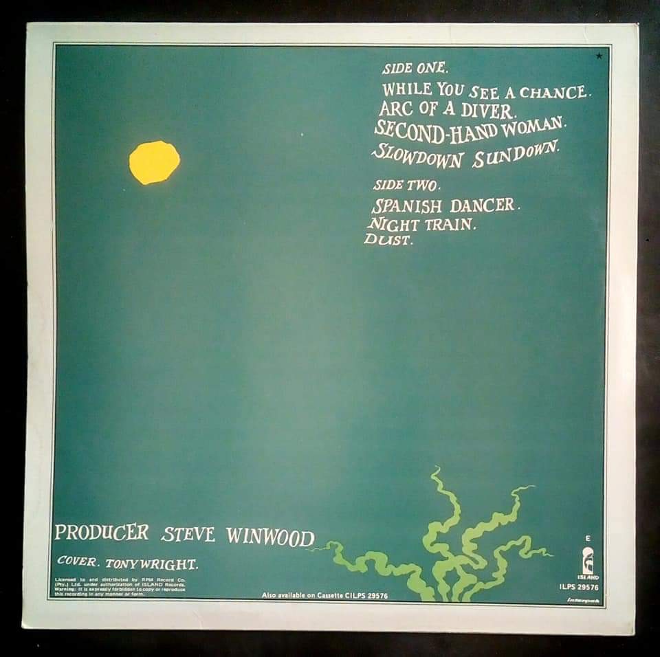 Steve Winwood - Arc of A Diver LP Record
