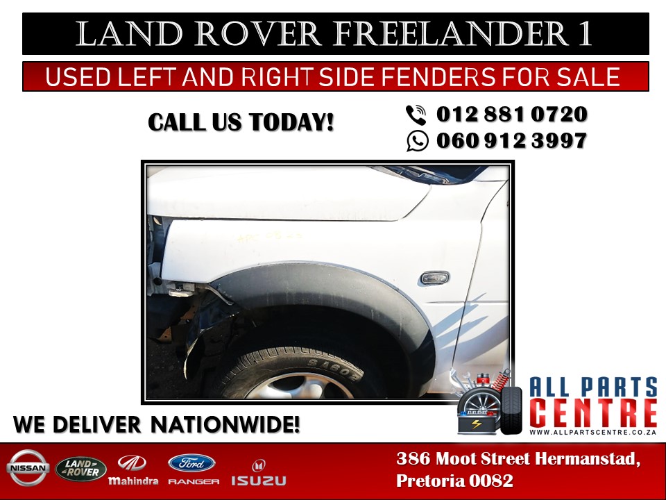 2003 Land Rover Freelander 1 Used Left and Right Side Fenders for Sale - Private Seller 2003 Land Rover Freelander 1 Used Left and Right Side Fenders for Sale - Private Seller