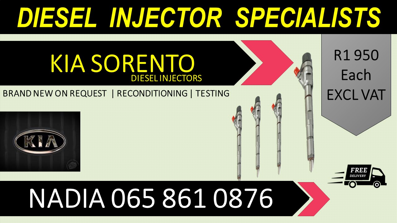 TESTED KIA SORENTO DIESEL INJECTORS FOR SALE OR TO RECON - Private Seller TESTED KIA SORENTO DIESEL INJECTORS FOR SALE OR TO RECON - Private Seller