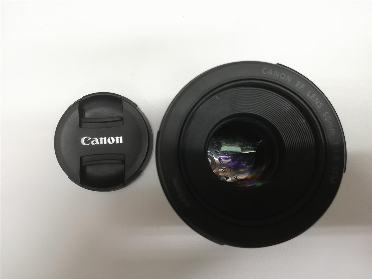 Canon 50mm f/1.8 STM lens