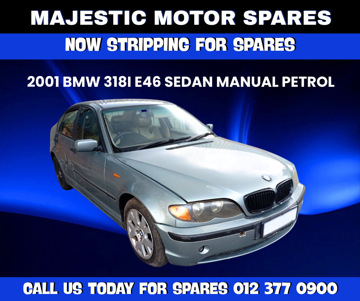 2001 BMW 318i E46 Sedan Manual Petrol – Stripping for Spares - Private Seller 2001 BMW 318i E46 Sedan Manual Petrol – Stripping for Spares - Private Seller