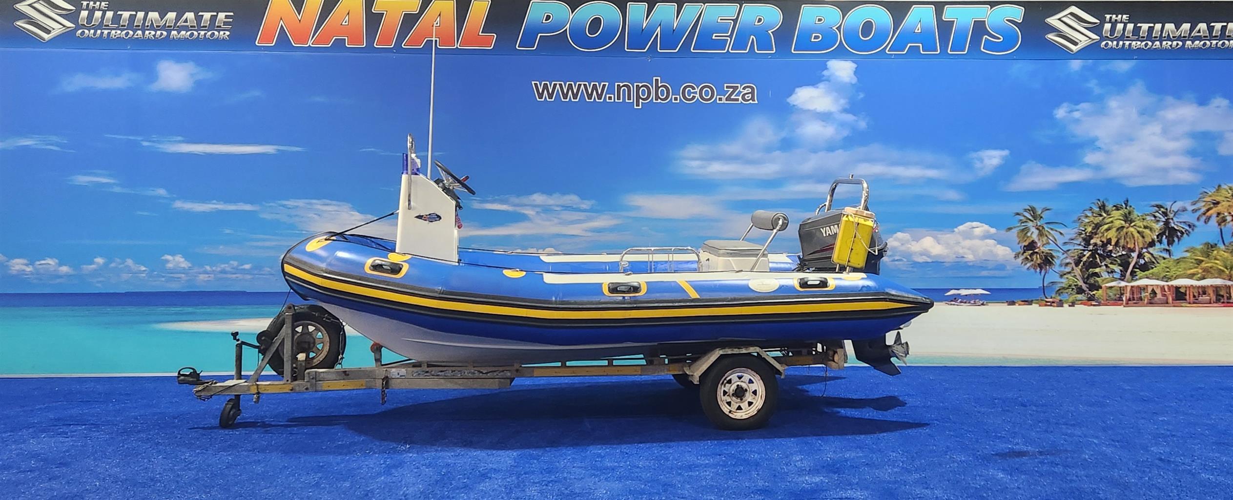 BUCCANEER 4.8 ON TRAILER 90 HP YAMAHA TRIM