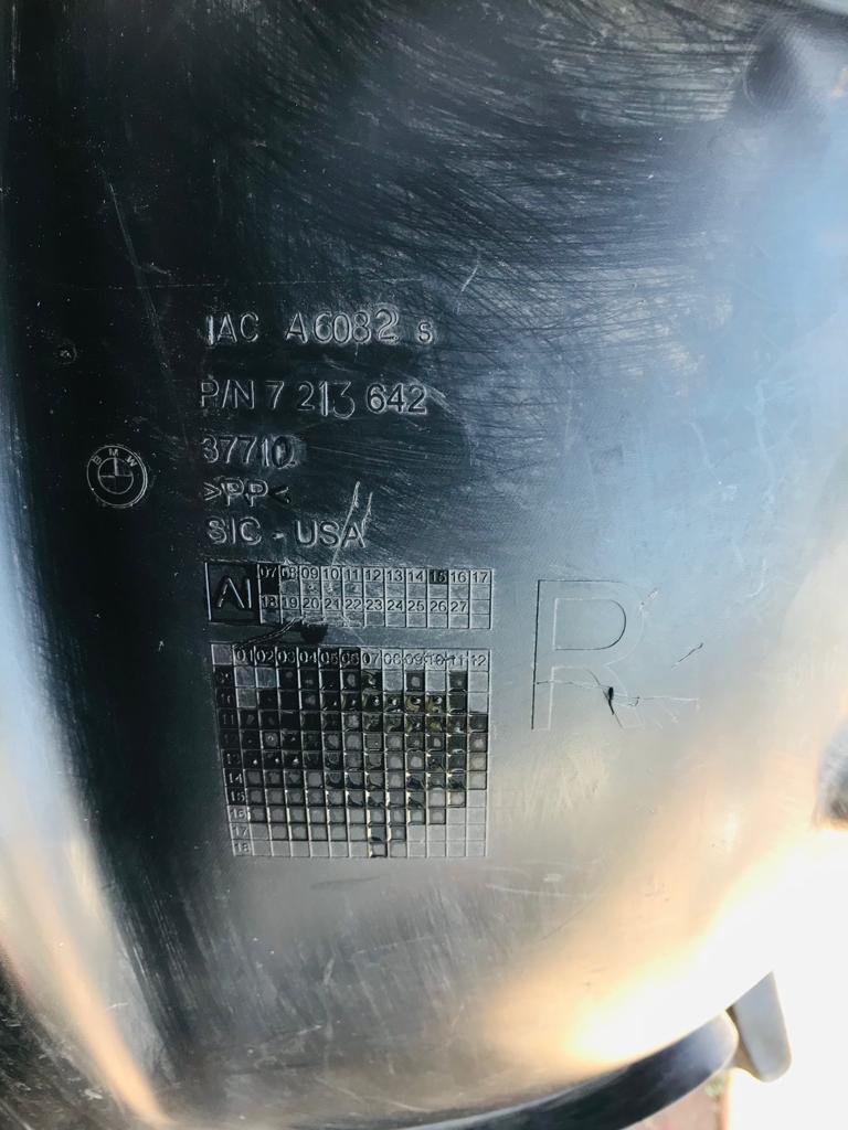 BMW F25 X3 right front fender liner - Private Seller BMW F25 X3 right front fender liner - Private Seller