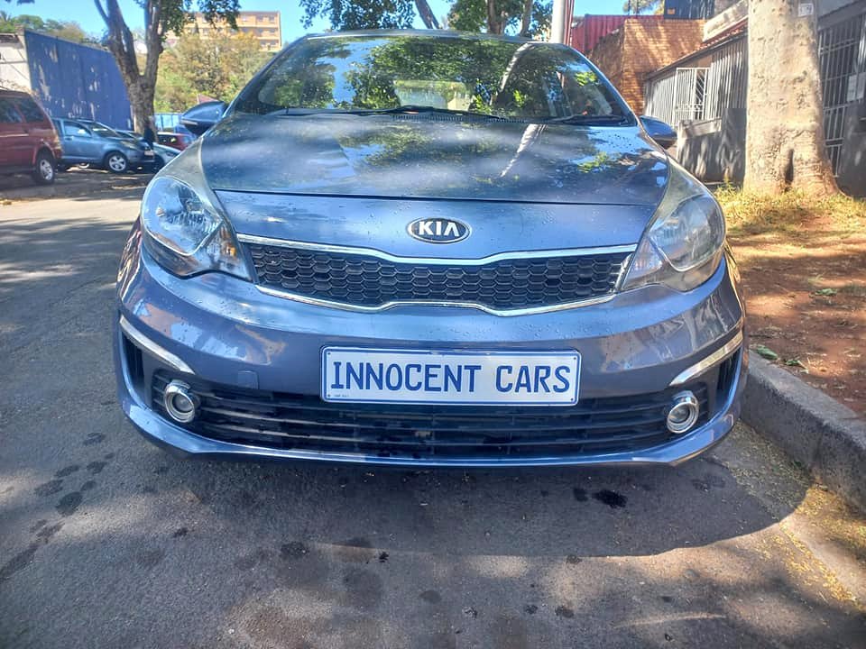 2017 KIA RIO SEDAN 1.4 PETROL, GREY COLOR, MILEAGE