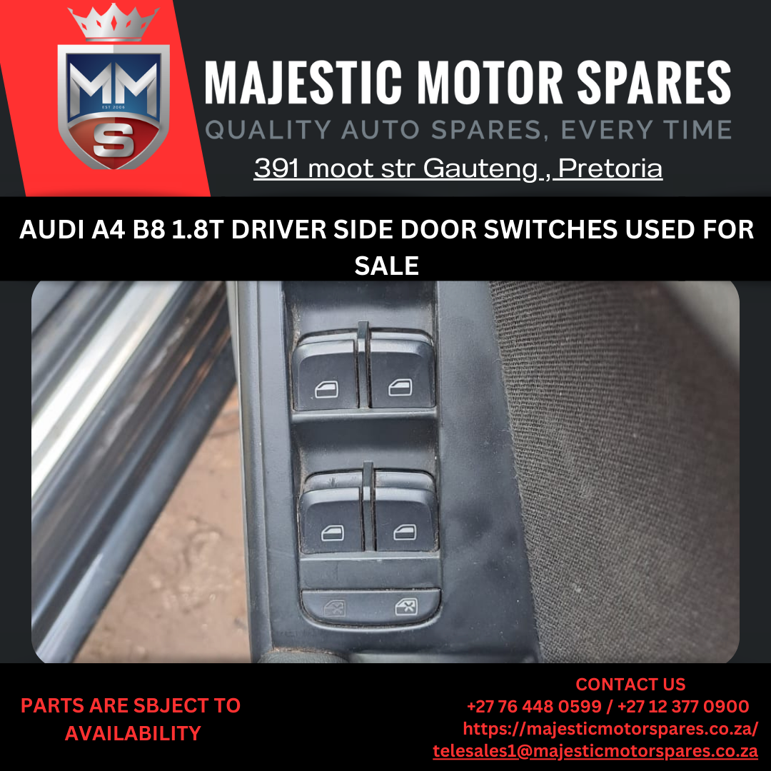 Audi A4 B8 1.8T Driver side door switch used for sale - Private Seller