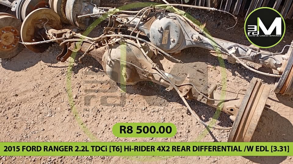 2015 FORD RANGER 2.2L TDCi [T6 Hi RIDER 4X2 REAR DIFFERENTIAL W EDL [3.31 MV0718