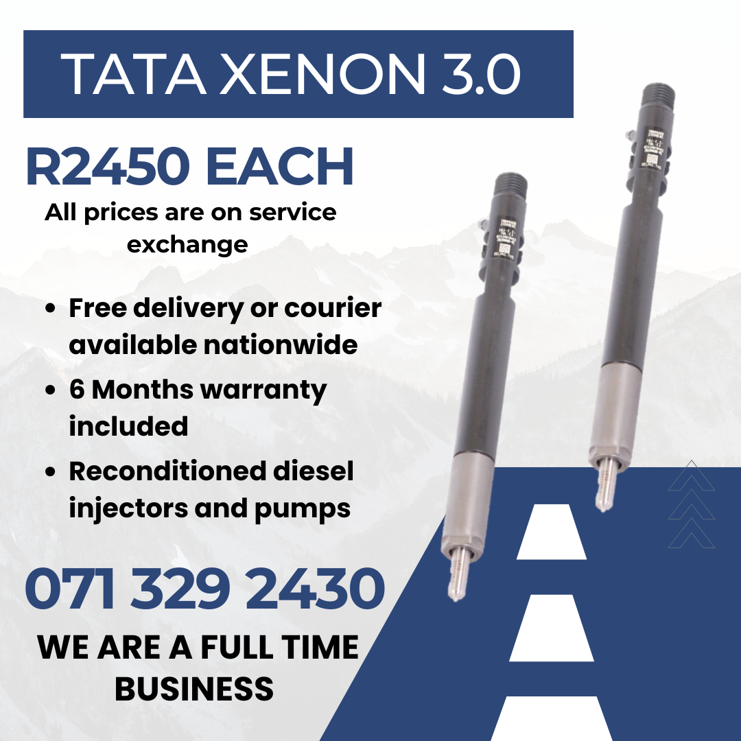 TATA XENON 3.0 INJECTORS FOR SALE WITH WARRANTY - Private Seller TATA XENON 3.0 INJECTORS FOR SALE WITH WARRANTY - Private Seller