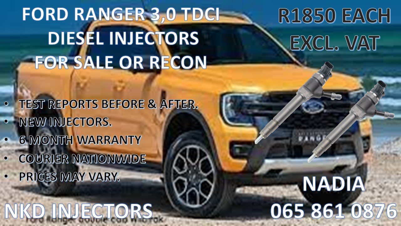 DIESEL INJECTORS FOR SALE FOR FORD RANGER 3.0 TDCI - Private Seller DIESEL INJECTORS FOR SALE FOR FORD RANGER 3.0 TDCI - Private Seller