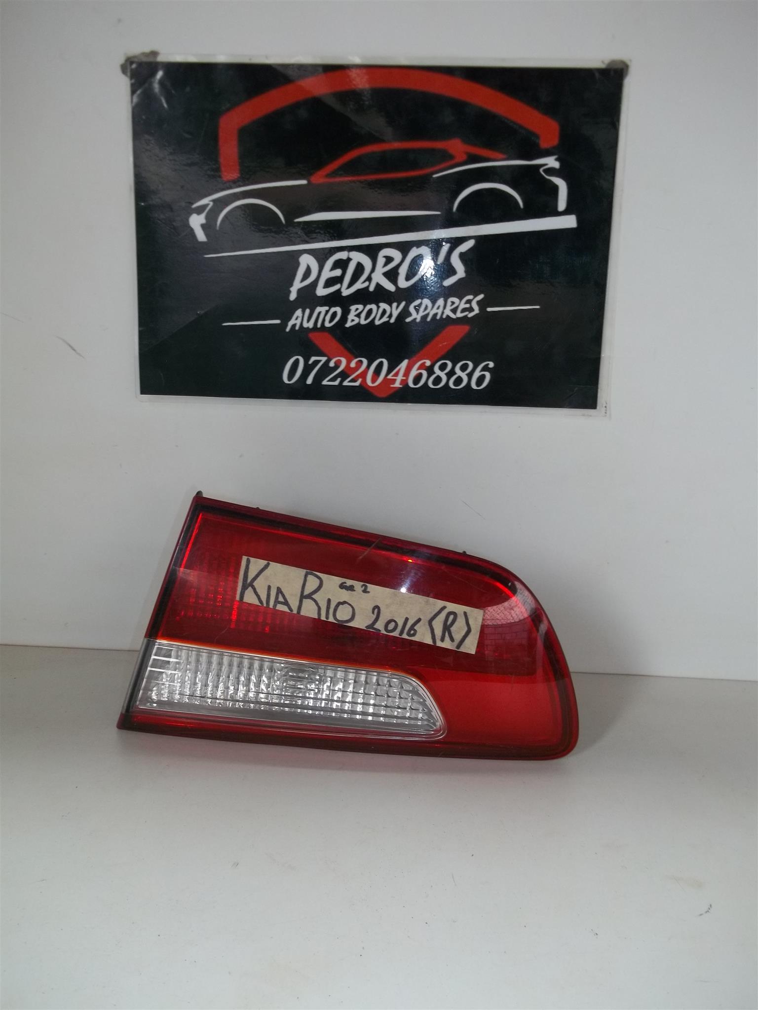 Kia Rio (2016) tail light (Right) inner - Private Seller Kia Rio (2016) tail light (Right) inner - Private Seller