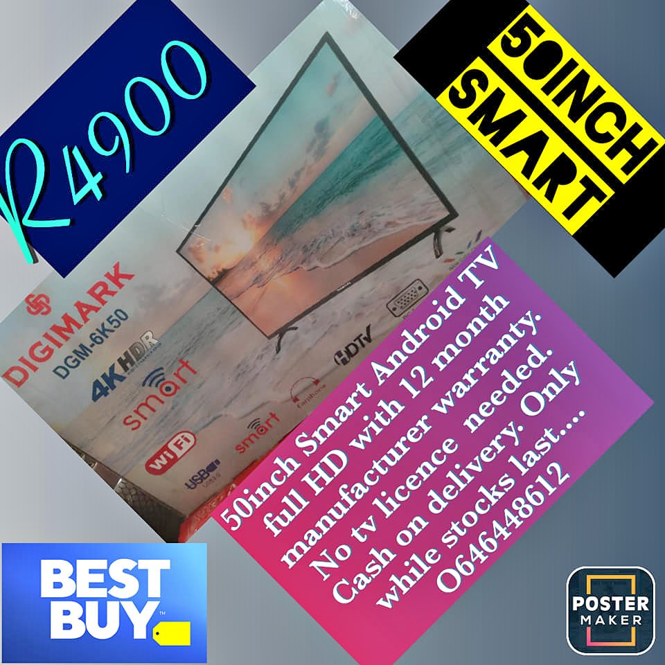 50inch Smart Android TV full HD