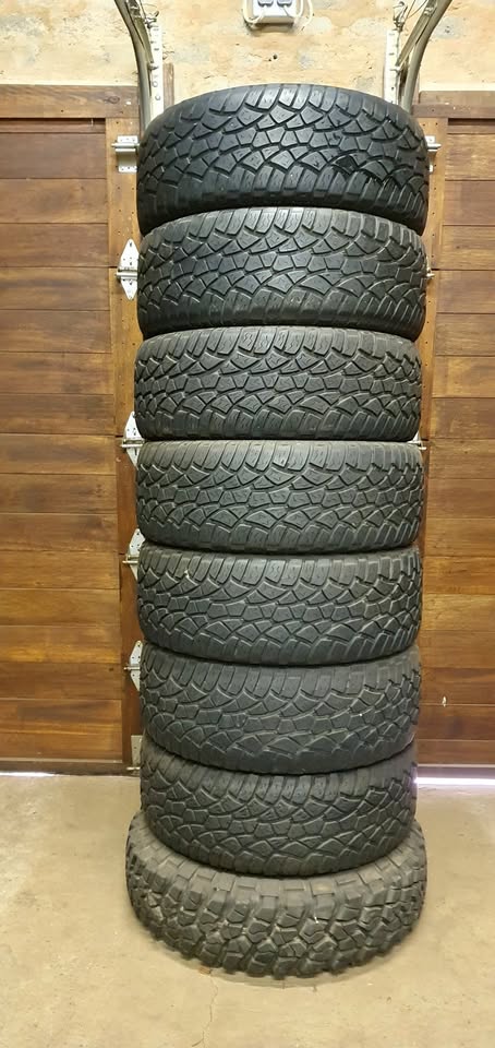7x Cooper Zeon LTZ 255/55/19 tires