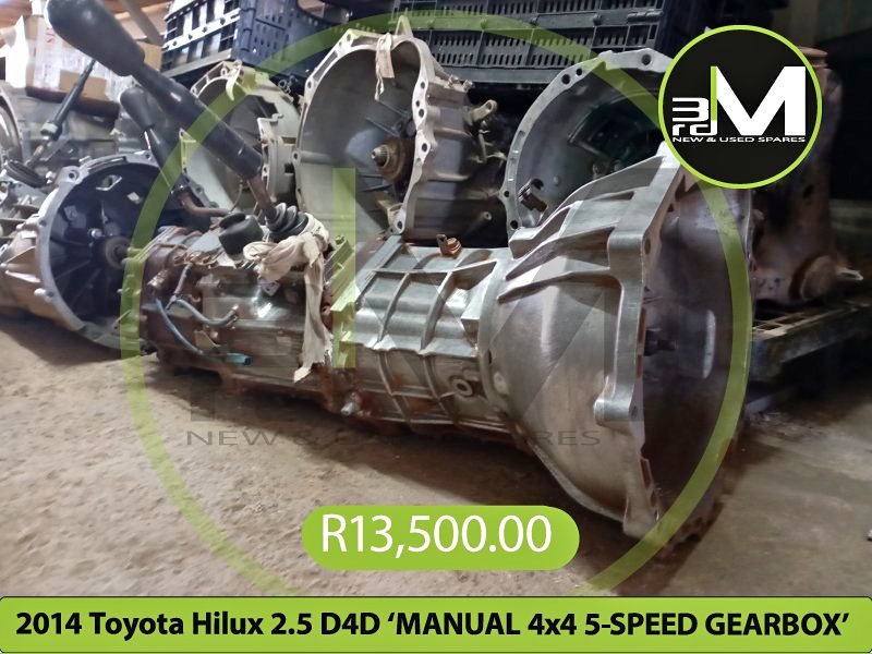 2014 Toyota Hilux 2.5 D4D βMANUAL 4×4 5 SPEED GEARBOX MV0732 2014 Toyota Hilux 2.5 D4D βMANUAL 4×4 5 SPEED GEARBOX MV0732