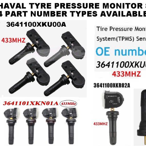Haval  / GWM  TPMS Tyre Pressure Monitor Sensors