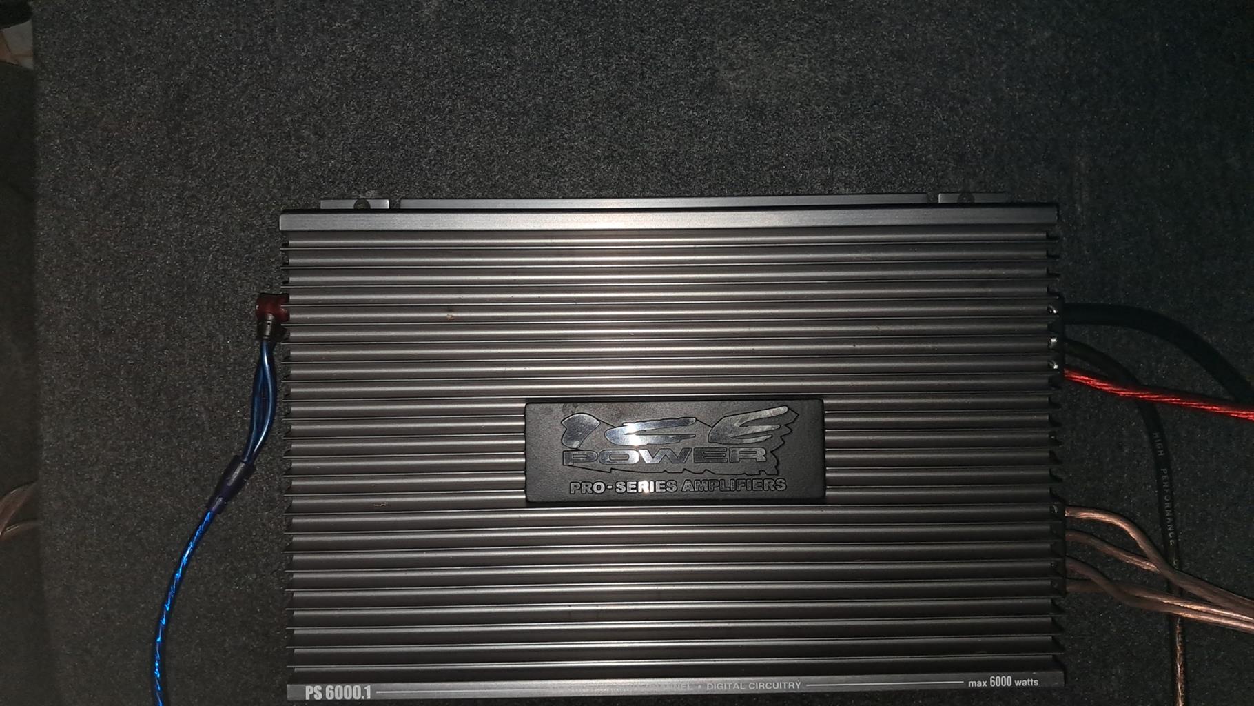 12 inch Power Bass 10 000w Subwoofer with box & x2 Ice Power Amps
