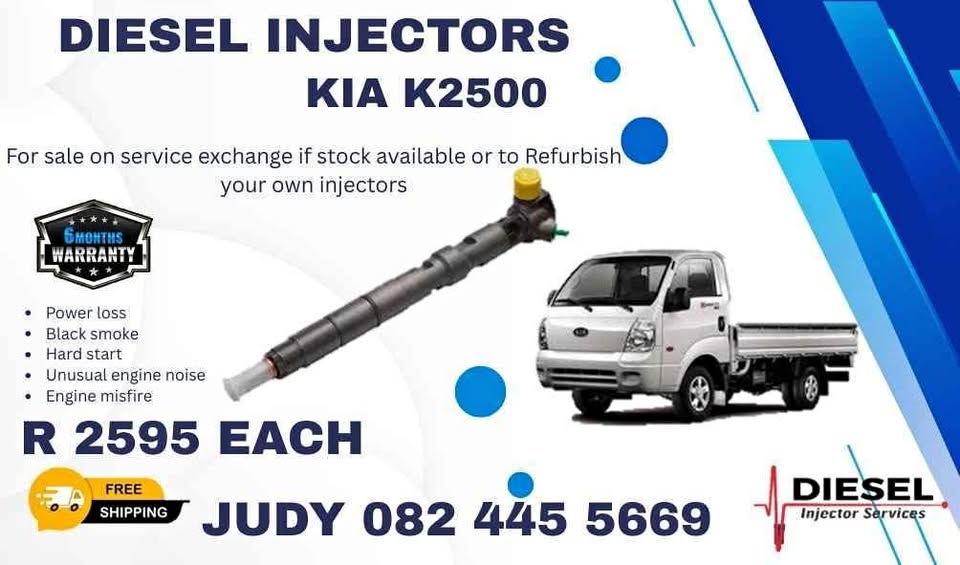 Kia K2500 Diesel Injector for sale on service exchange or to recon