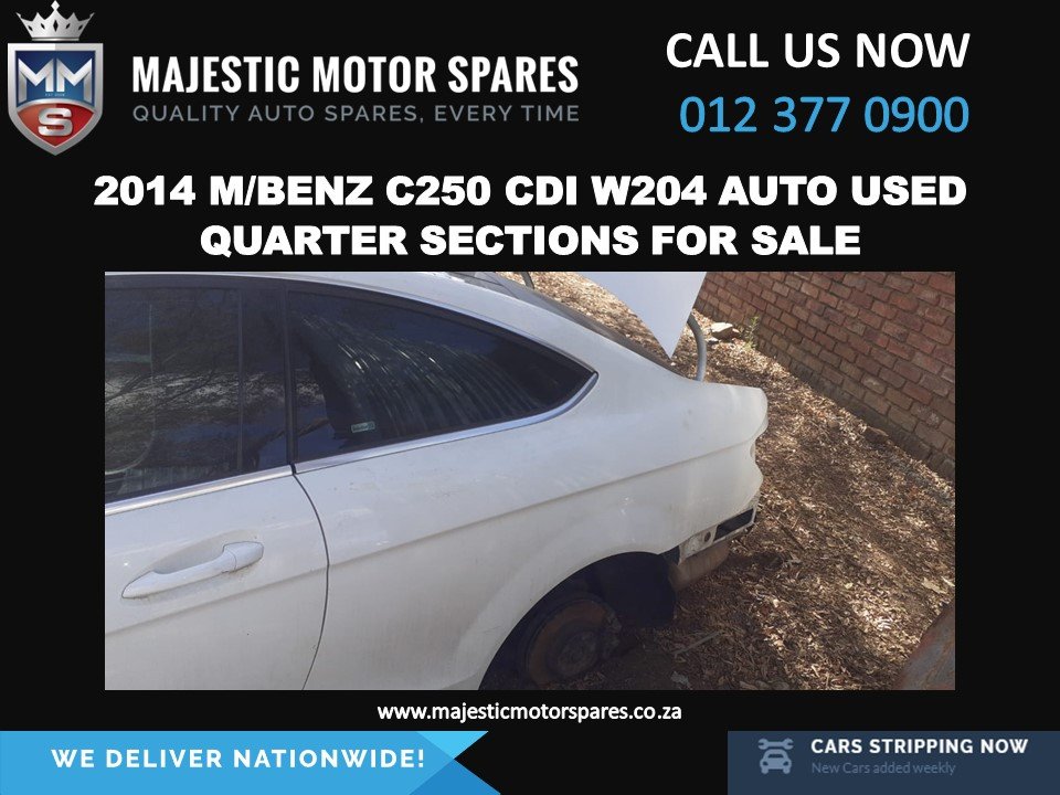 2014 Mercedes Benz Merc C250 CDI W204 quarter sections for sale used
