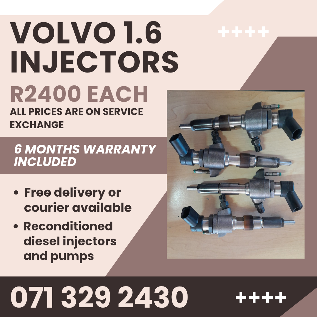 VOLVO 1.6 INJECTORS FOR SALE WITH WARRANTY - Private Seller VOLVO 1.6 INJECTORS FOR SALE WITH WARRANTY - Private Seller