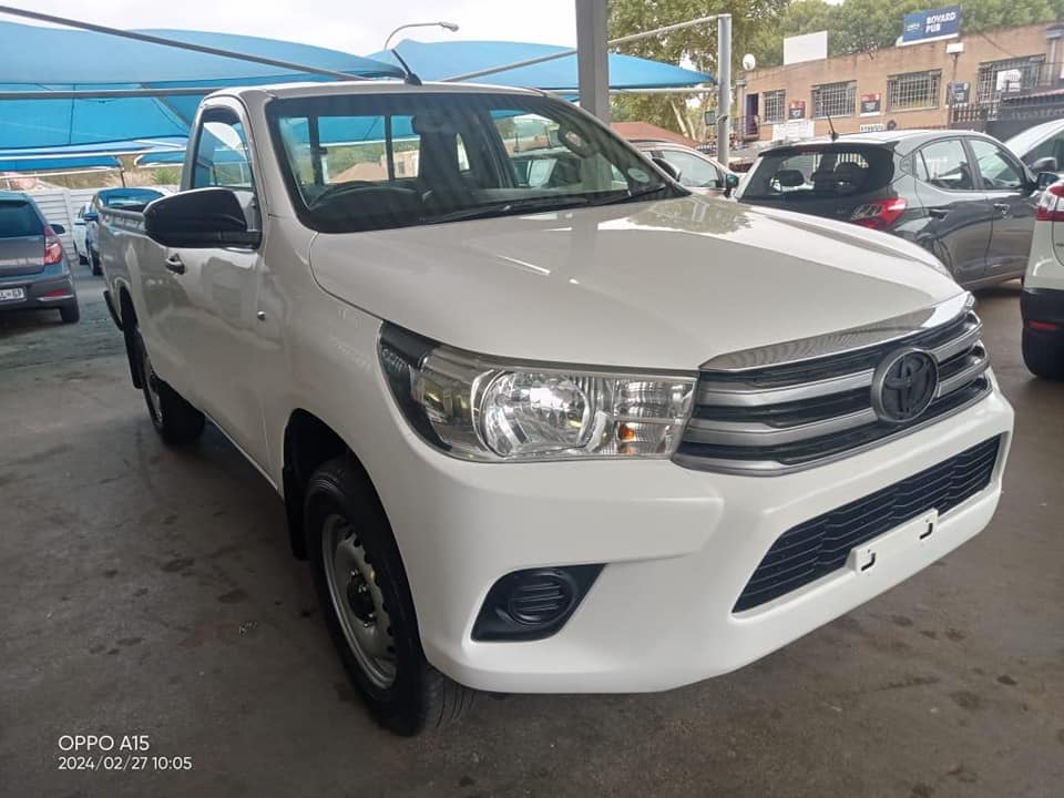 2017 TOYOTA HILUX 2.7 SRX SINGLE CAB MANUAL