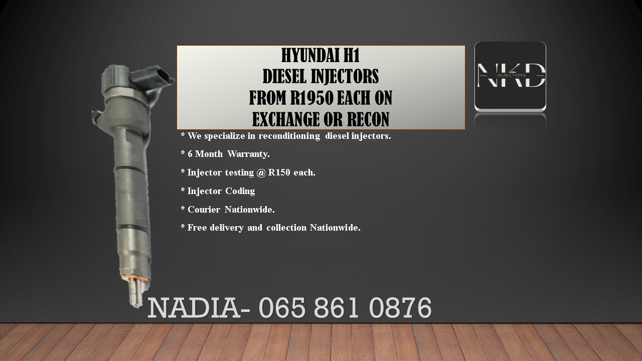 DIESEL INJECTORS FOR HYUNDAI H1 2.5 - Private Seller DIESEL INJECTORS FOR HYUNDAI H1 2.5 - Private Seller