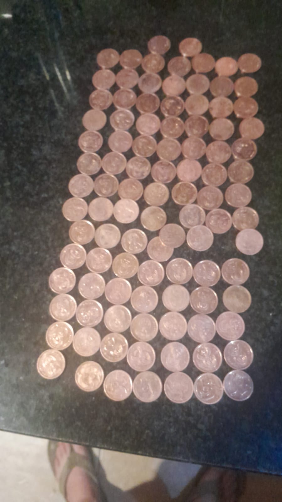 Yes 5cent coins
