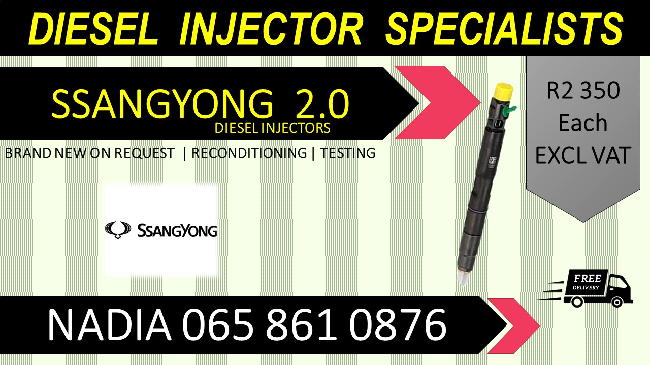 2.0 SSANGYONG DIESEL INJECTORS FOR SALE OR TO RECON - Private Seller 2.0 SSANGYONG DIESEL INJECTORS FOR SALE OR TO RECON - Private Seller