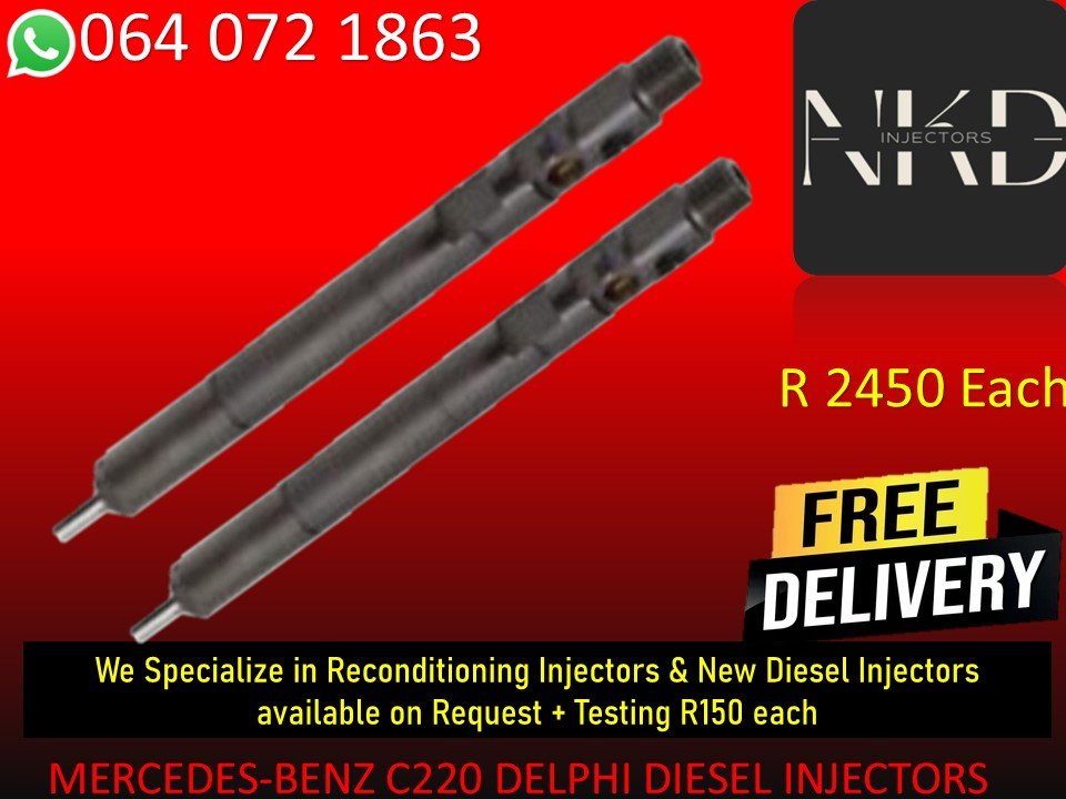 MERCEDES C220 DELPHI DIESEL INJECTORS FOR SALE - Private Seller MERCEDES C220 DELPHI DIESEL INJECTORS FOR SALE - Private Seller