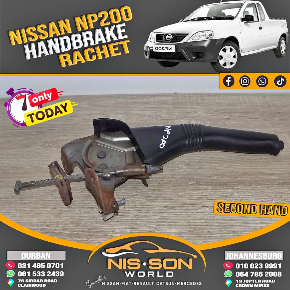 NISSAN NP200 HANDBRAKE RACHET - Private Seller NISSAN NP200 HANDBRAKE RACHET - Private Seller