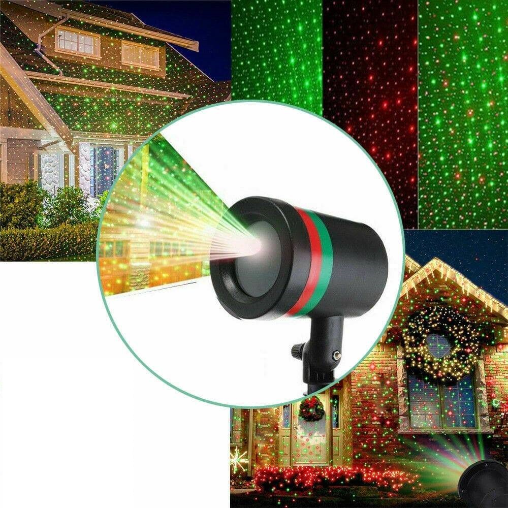 Laser Stage Disco Party Holographic Light Projector, Landscape Garden Outdoor