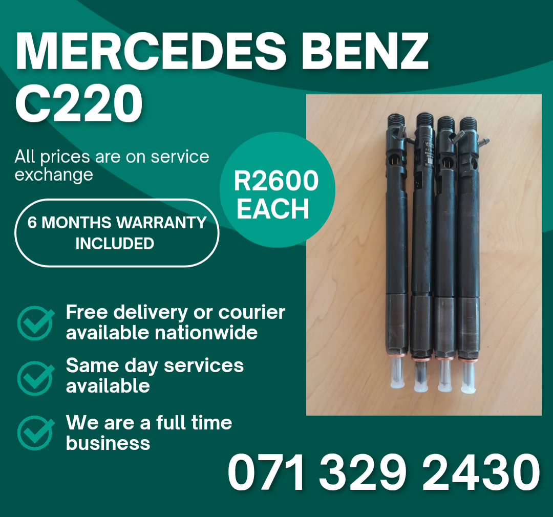MERCEDES BENZ C220 DIESEL INJECTORS FOR SALE WITH WARRANTY - Private Seller MERCEDES BENZ C220 DIESEL INJECTORS FOR SALE WITH WARRANTY - Private Seller