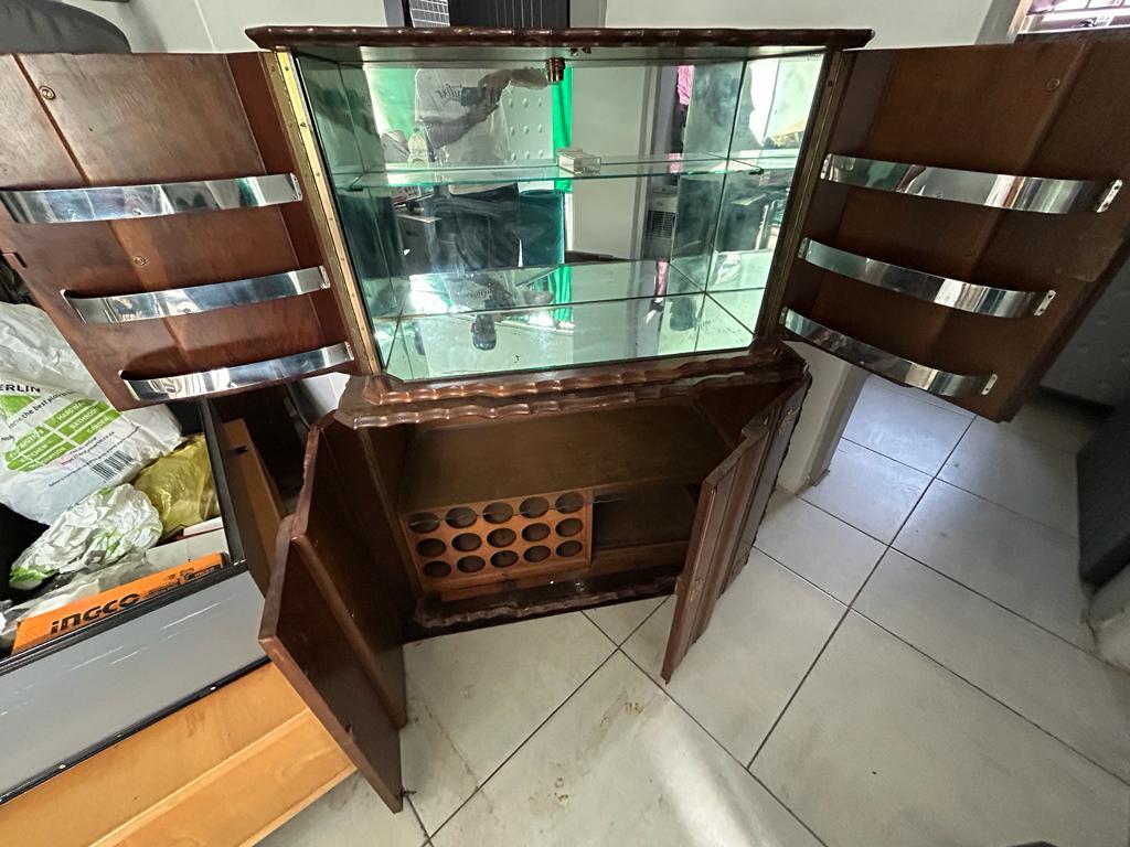 Antique Ball & Claw Cabinet (Glass)
