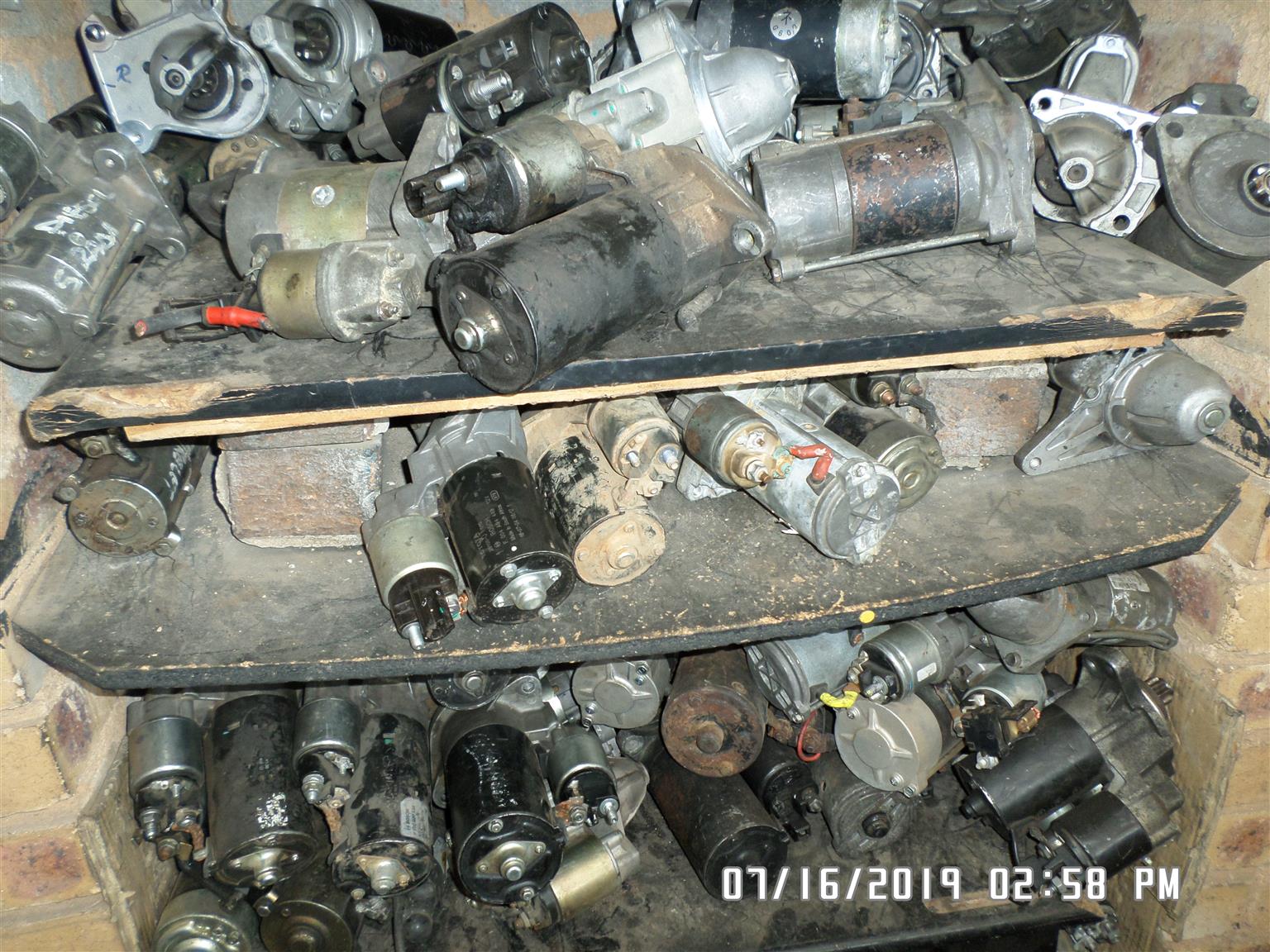 STARTER MOTOR OF ALL KINDS FOR SALE