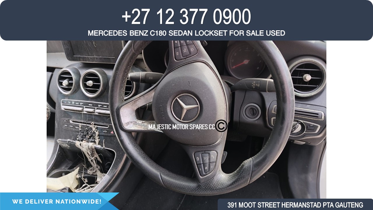 Mercedes Benz C180 sedan ecu computer box set lockset for sale used