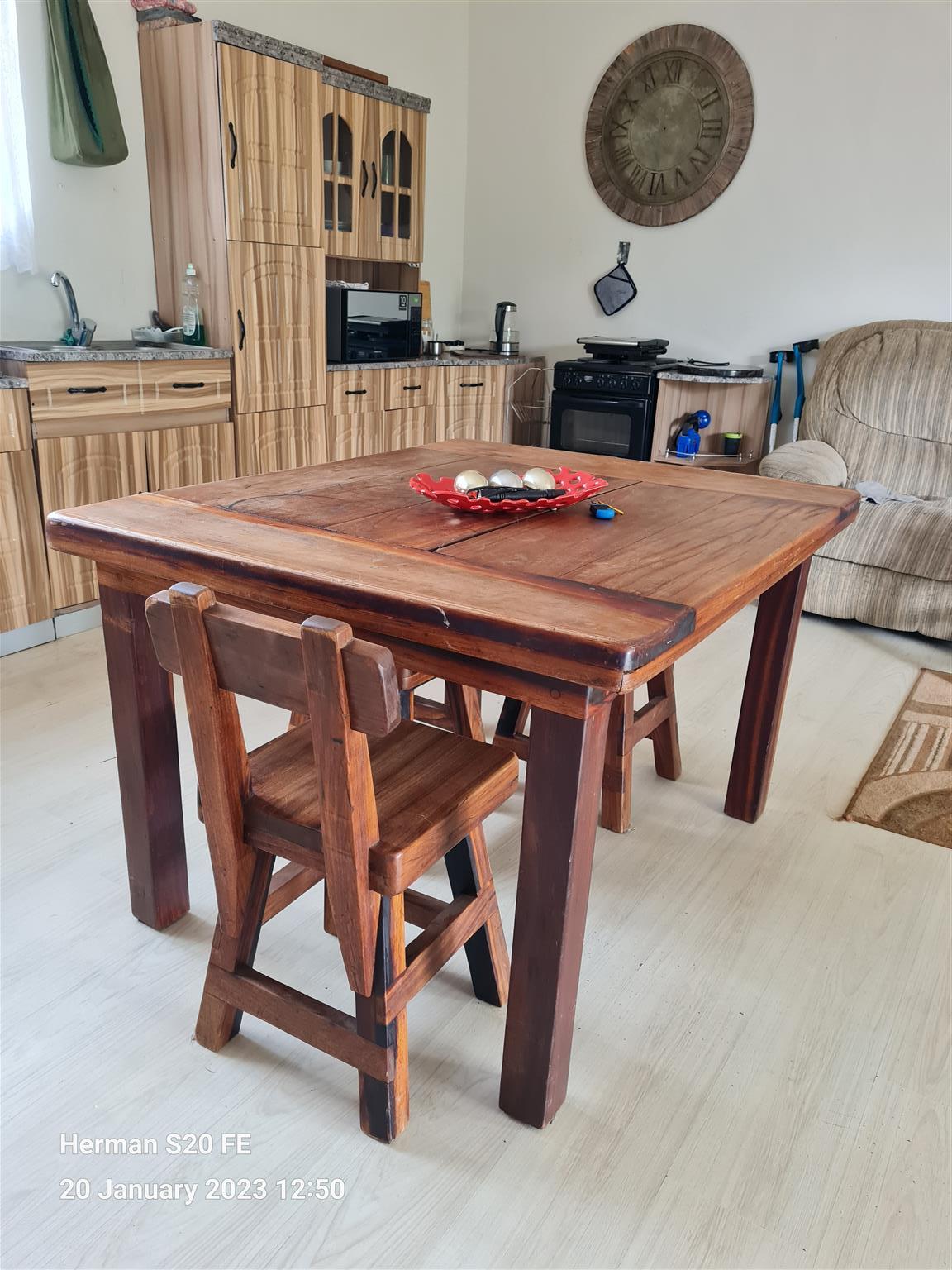 sleeper wood table