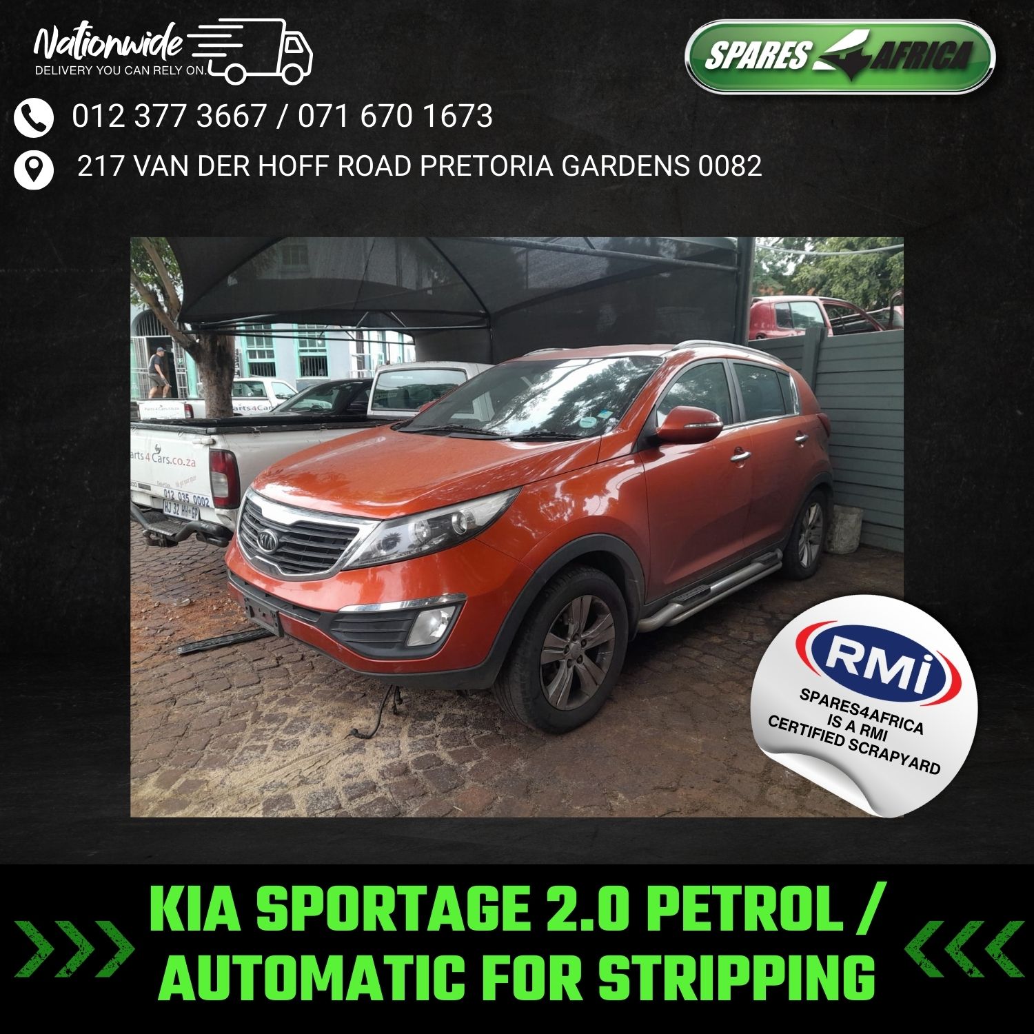 2012 KIA SPORTAGE 2.0 DIESEL AUTOMATIC – FOR STRIPPING - Private Seller 2012 KIA SPORTAGE 2.0 DIESEL AUTOMATIC – FOR STRIPPING - Private Seller