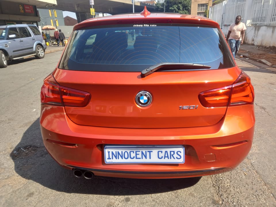 2017 BMW 120i MSPORT PETROL, AUTOMATIC TRANSMISSION, ORANGE COLOUR