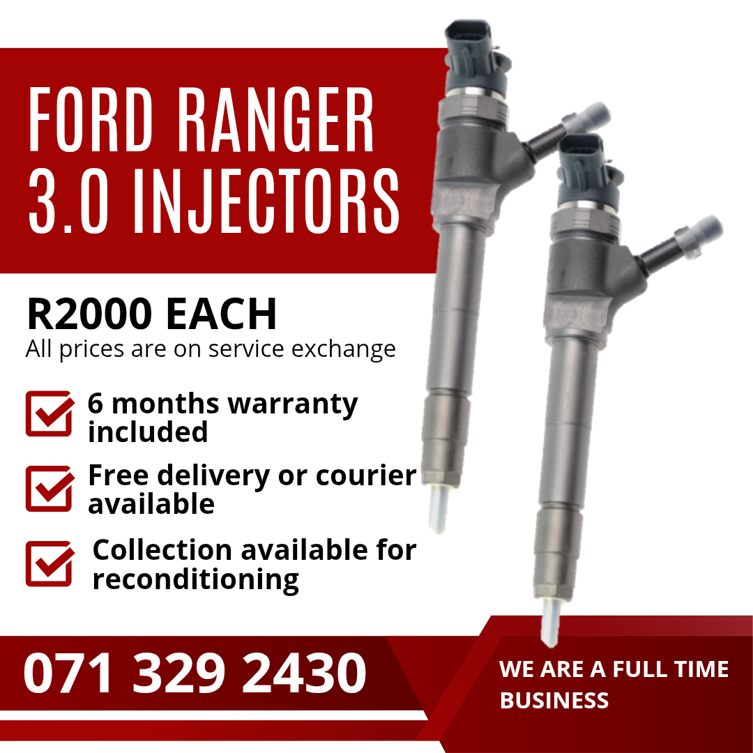 FORD RANGER 3.0 DIESEL INJECTORS FOR SALE WITH WARRANTY - Private Seller FORD RANGER 3.0 DIESEL INJECTORS FOR SALE WITH WARRANTY - Private Seller