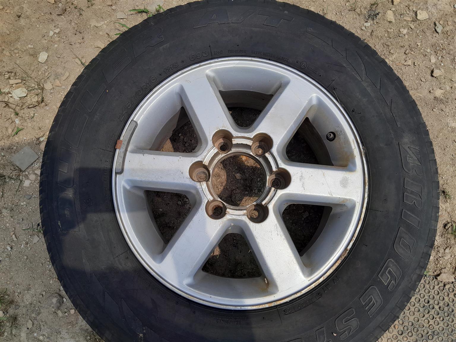 Isuzu rims and tyres for sale. - Private Seller