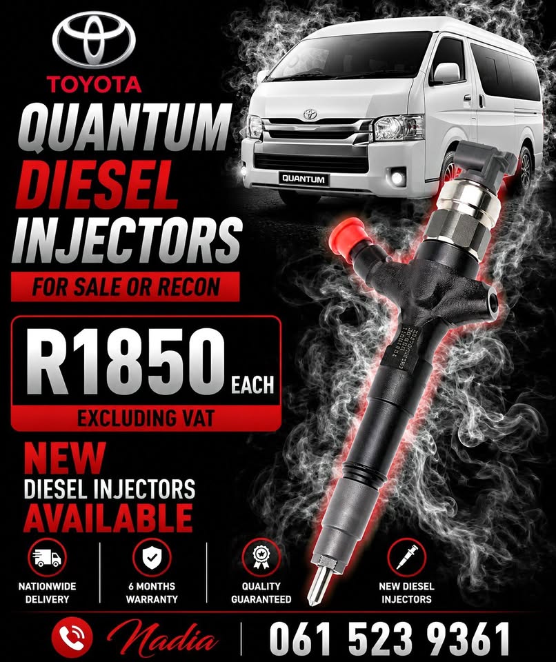 TOYOTA QUANTUM DIESEL INJECTORS FOR SALE - Private Seller TOYOTA QUANTUM DIESEL INJECTORS FOR SALE - Private Seller
