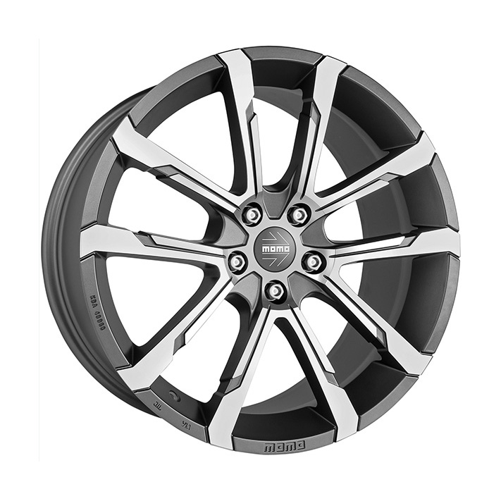 18″ Momo Quantum Evo 5/112 Matt Anthracite Alloy Wheels