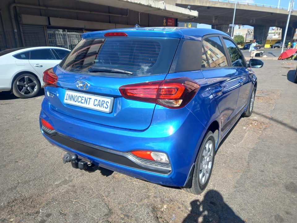 2019 HYUNDAI i20 1.2 PETROL, MANUAL, BLUE COLOR, MILEAGE 75000KM