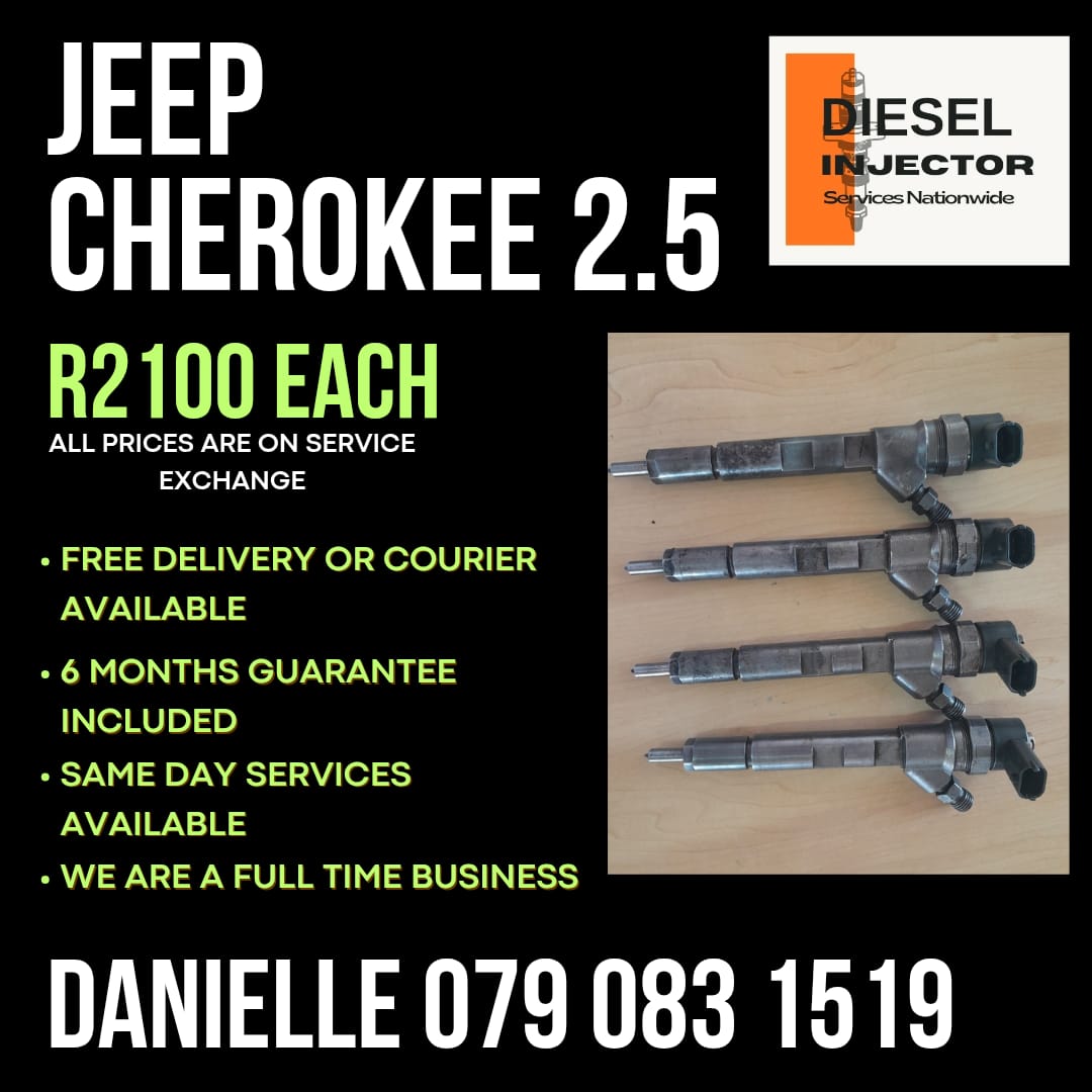 JEEP CHEROKEE 2.5 INJECTORS FOR SALE WITH WARRANTY INCLUDED - Private Seller JEEP CHEROKEE 2.5 INJECTORS FOR SALE WITH WARRANTY INCLUDED - Private Seller