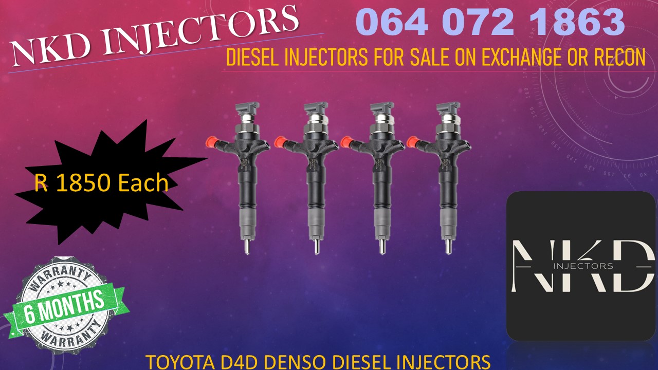 D4D TOYOTA DIESEL INJECTORS FOR SALE OR TO RECON - Private Seller