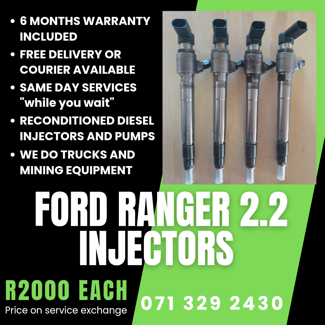 FORD RANGER 2.2 INJECTORS FOR SALE WITH WARRANTY - Private Seller FORD RANGER 2.2 INJECTORS FOR SALE WITH WARRANTY - Private Seller